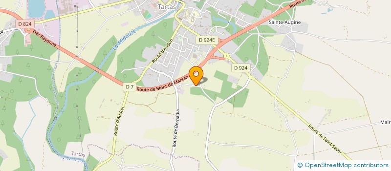 localisation de l'entreprise ETABLISSEMENTS DUBOS à TARTAS