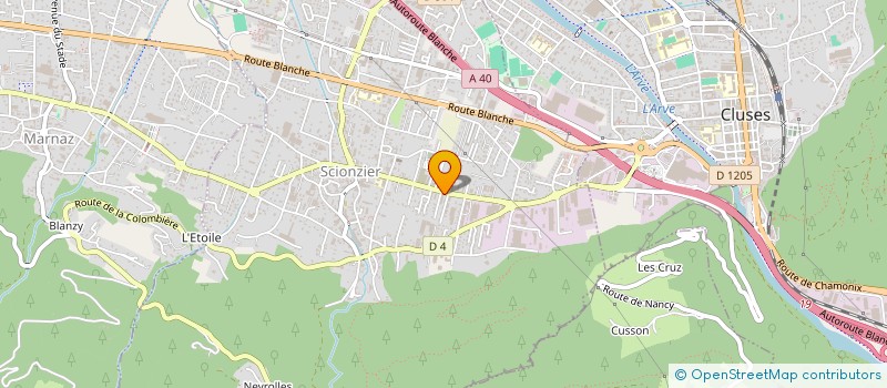 localisation de l'entreprise ETABLISSEMENTS DUBOURGEAL SA à SCIONZIER