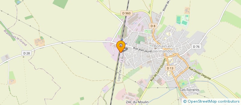 localisation de l'entreprise ETABLISSEMENTS DUBRAY FRERES à BOHAIN-EN-VERMANDOIS