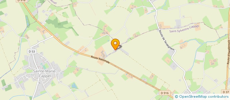 localisation de l'entreprise ETABLISSEMENTS DUBRULLE à SAINTE-MARIE-CAPPEL