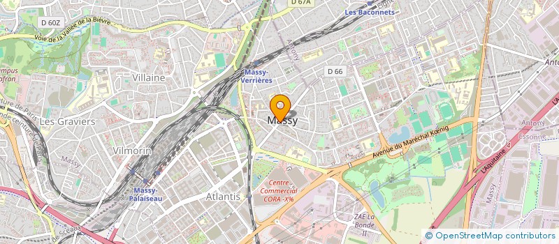 localisation de l'entreprise ETABLISSEMENTS DUBUS à MASSY