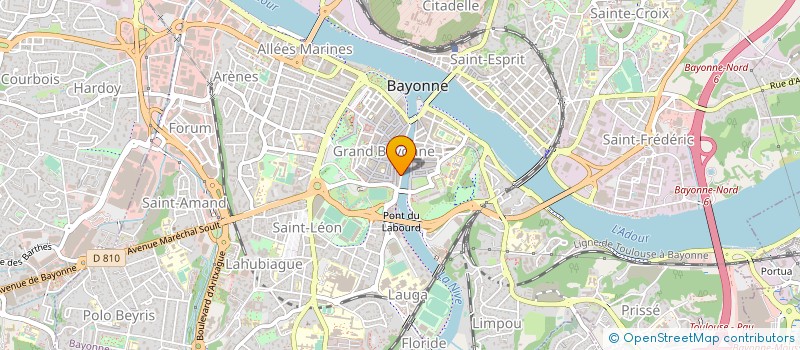 localisation de l'entreprise ETABLISSEMENTS DUCLERCQ  BAYONNE