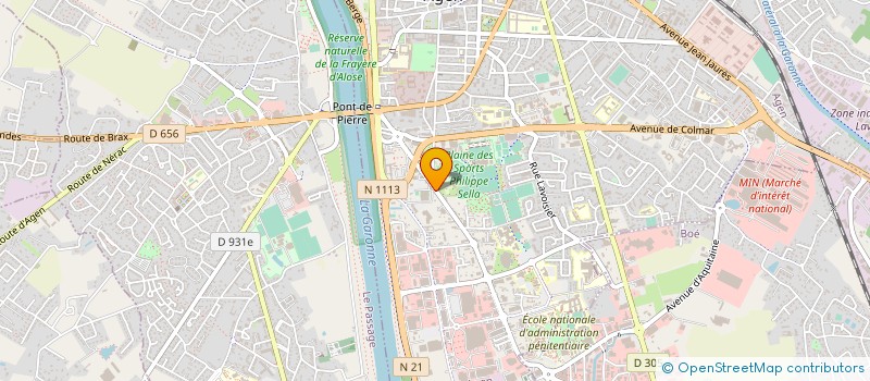 localisation de l'entreprise ETABLISSEMENTS DUCOS-TOULOUSE à AGEN