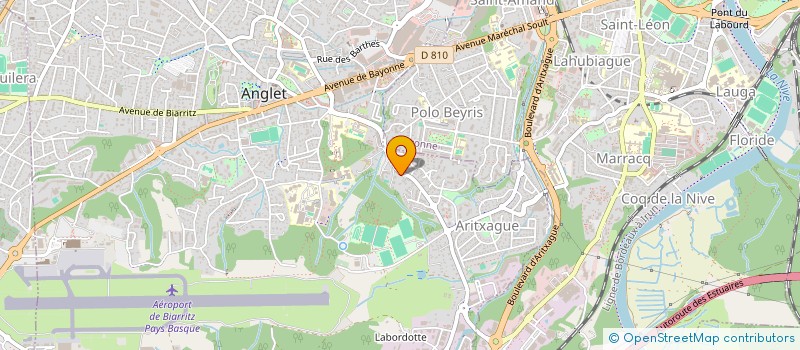 localisation de l'entreprise ETABLISSEMENTS DUCOURNAU à ANGLET