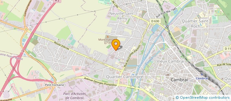 localisation de l'entreprise ETABLISSEMENTS DUEZ ET COMPAGNIE à NEUVILLE-SAINT-REMY