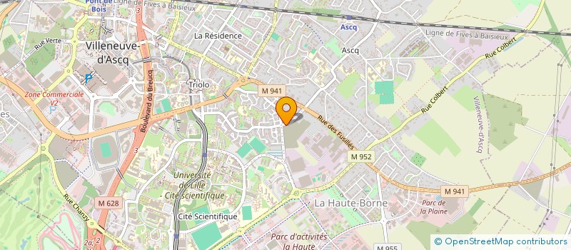 localisation de l'entreprise ETABLISSEMENTS DUFOUR  VILLENEUVE-D'ASCQ