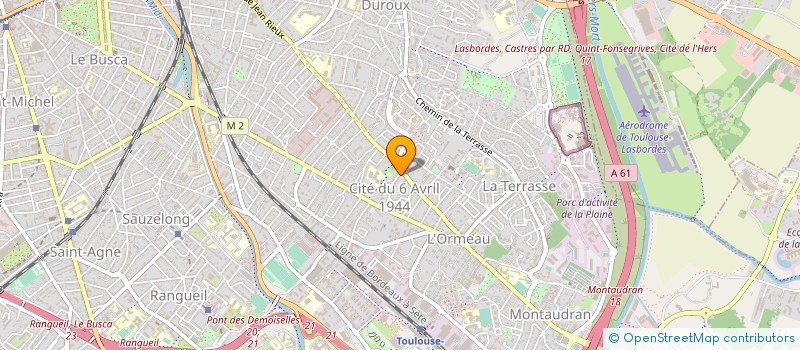 localisation de l'entreprise ETABLISSEMENTS DULAC à TOULOUSE