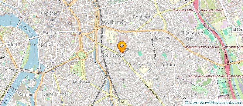 localisation de l'entreprise ETABLISSEMENTS DULION à TOULOUSE