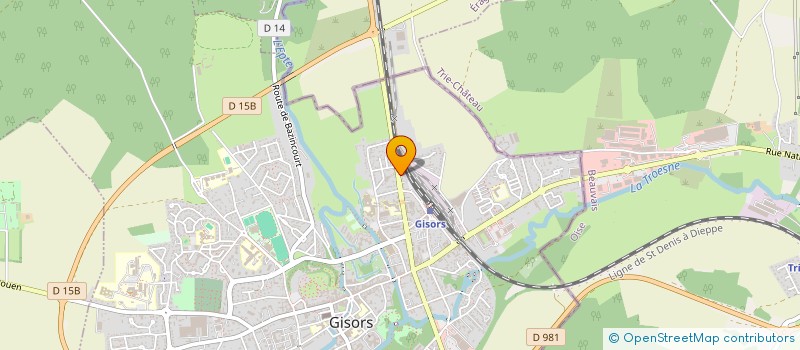 localisation de l'entreprise ETABLISSEMENTS DUMORLET ET FILS à GISORS