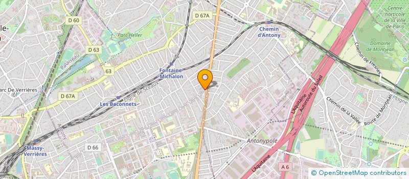 localisation de l'entreprise ETABLISSEMENTS DUPAQUIER ET FILS à ANTONY