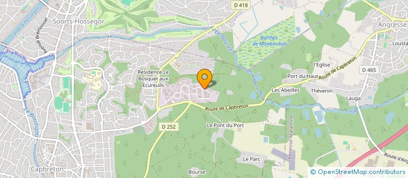 localisation de l'entreprise ETABLISSEMENTS DUPLACEAU à CAPBRETON