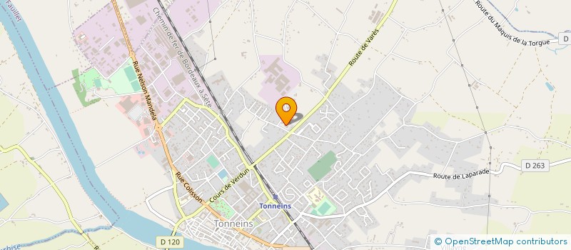 localisation de l'entreprise ETABLISSEMENTS DUPLAN  TONNEINS