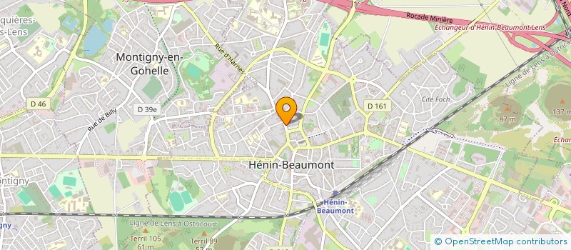 localisation de l'entreprise ETABLISSEMENTS DUPRE à HENIN-BEAUMONT