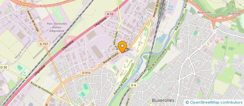 localisation de l'entreprise ETABLISSEMENTS DUQUENNE à POITIERS