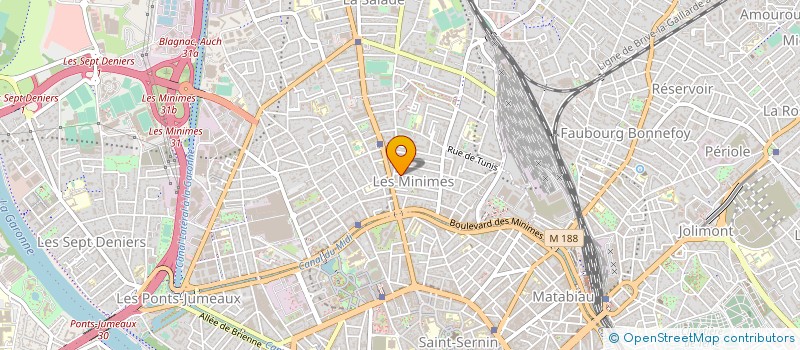 localisation de l'entreprise ETABLISSEMENTS DURA à TOULOUSE