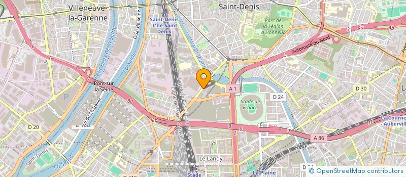 localisation de l'entreprise ETABLISSEMENTS DURAN à SAINT-DENIS