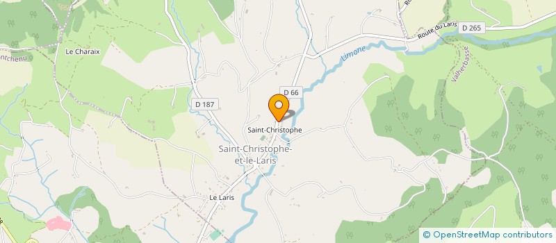 localisation de l'entreprise ETABLISSEMENTS DURAND à SAINT-CHRISTOPHE-ET-LE-LARIS