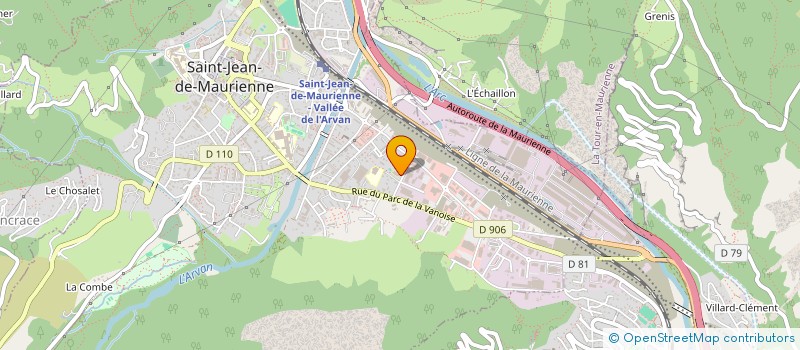 localisation de l'entreprise ETABLISSEMENTS DURIEUX  SAINT-JEAN-DE-MAURIENNE