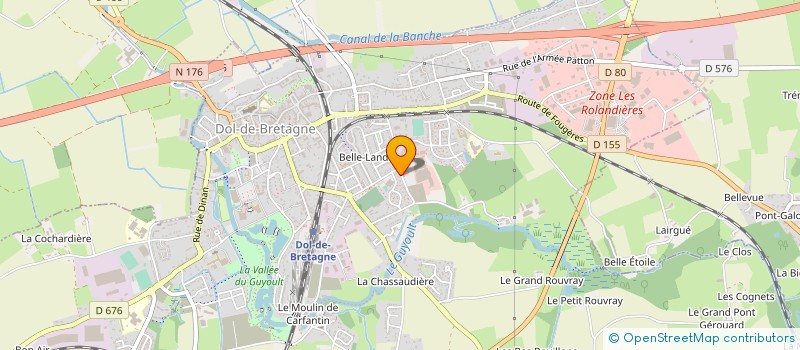 localisation de l'entreprise ETABLISSEMENTS DUTERTRE à DOL-DE-BRETAGNE