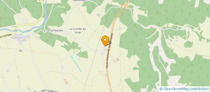 localisation de l'entreprise ETABLISSEMENTS DUVERNEUIL GUY à BRANTOME EN PERIGORD