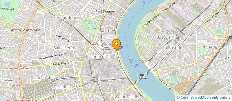 localisation de l'entreprise ETABLISSEMENTS DUVIGNEAU à BORDEAUX