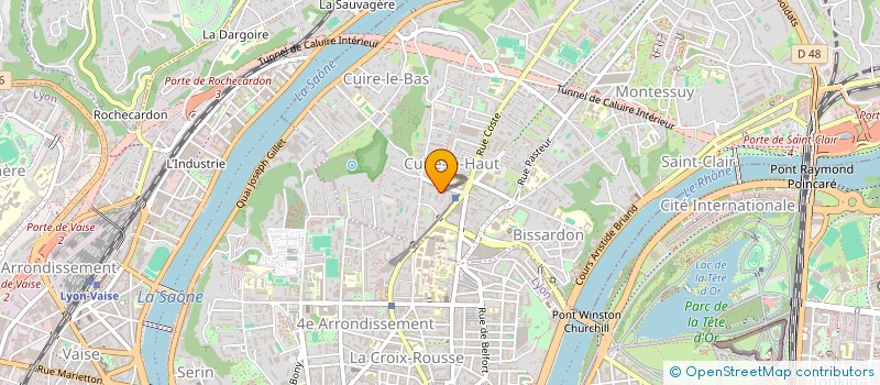 localisation de l'entreprise ETABLISSEMENTS E. FAURE à CALUIRE-ET-CUIRE