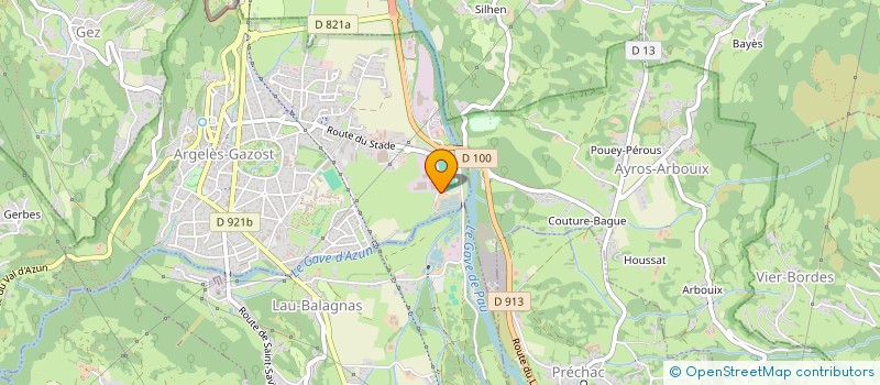 localisation de l'entreprise ETABLISSEMENTS E. VIGNAU ET FILS à ARGELES-GAZOST