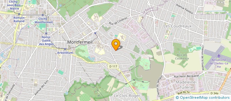 localisation de l'entreprise ETABLISSEMENTS ED. VAUX à MONTFERMEIL