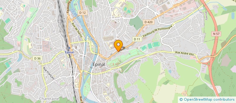 localisation de l'entreprise ETABLISSEMENTS EDMOND BATTUT à EPINAL