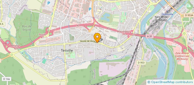 localisation de l'entreprise ETABLISSEMENTS EDOUARD HARTER ET FILS  TERVILLE