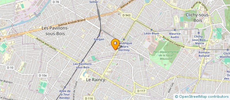 localisation de l'entreprise ETABLISSEMENTS EGLOFF à LIVRY-GARGAN