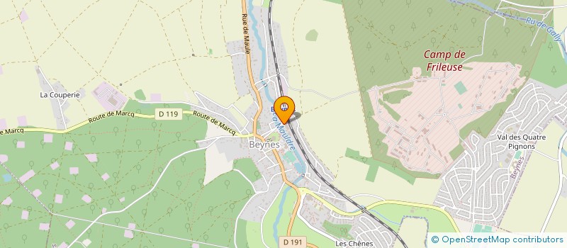 localisation de l'entreprise ETABLISSEMENTS ELIE à BEYNES