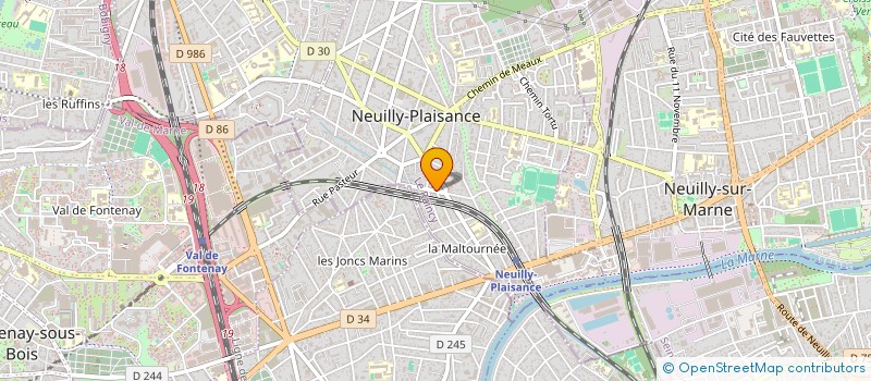 localisation de l'entreprise ETABLISSEMENTS ELKA à NEUILLY-PLAISANCE