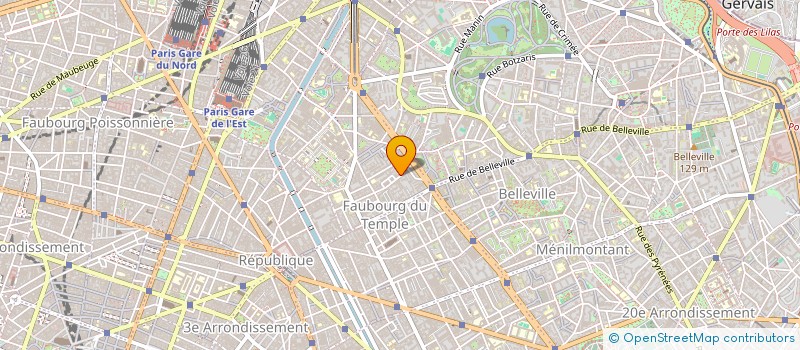 localisation de l'entreprise ETABLISSEMENTS EMARD SANDOZ à PARIS