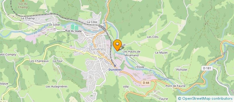 localisation de l'entreprise ETABLISSEMENTS EMEHY  RIOTORD