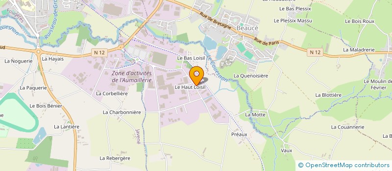 localisation de l'entreprise ETABLISSEMENTS EMILE BARBIER à LA SELLE-EN-LUITRE