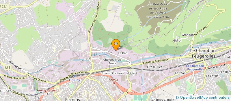 localisation de l'entreprise ETABLISSEMENTS ENNEMOND PREYNAT à LE CHAMBON-FEUGEROLLES