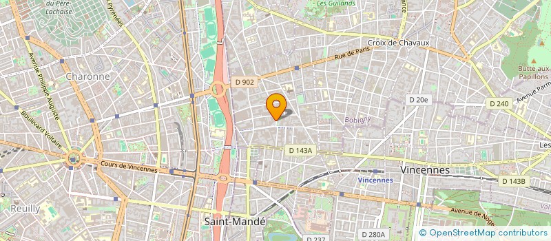 localisation de l'entreprise ETABLISSEMENTS EPAC  MONTREUIL