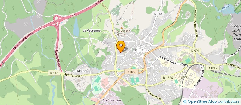 localisation de l'entreprise ETABLISSEMENTS ET SERVICES POUR PERSONNES AGEES DE LA CORREZE à EGLETONS