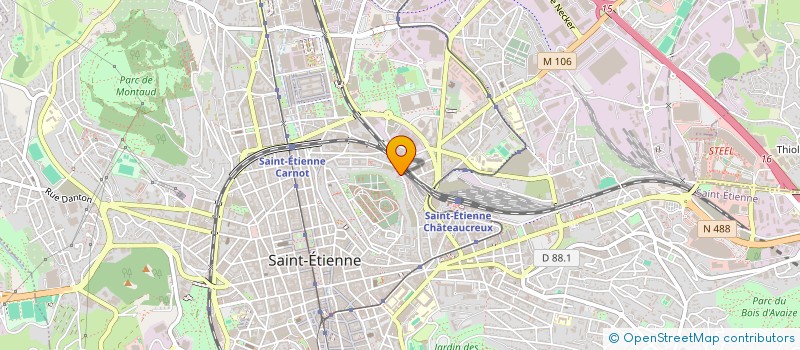 localisation de l'entreprise ETABLISSEMENTS ETEOCLE  SAINT-ETIENNE