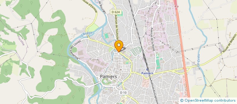 localisation de l'entreprise ETABLISSEMENTS EYCHENNE à PAMIERS