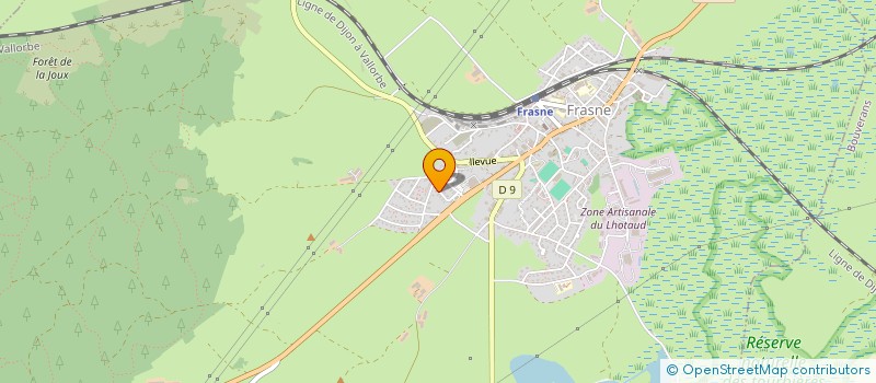 localisation de l'entreprise ETABLISSEMENTS F. GUYOMARC'H  FRASNE