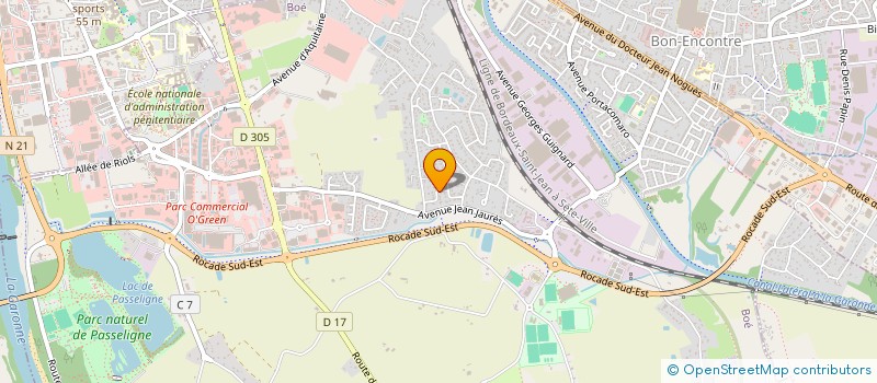 localisation de l'entreprise ETABLISSEMENTS F. NEVEUX  BOE