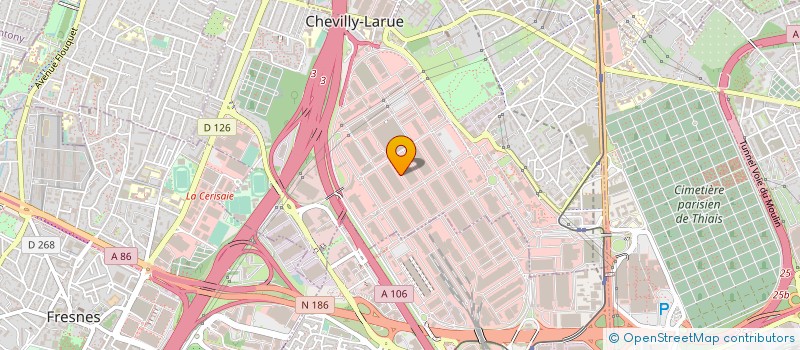 localisation de l'entreprise ETABLISSEMENTS F.REBIFFE  CHEVILLY LARUE