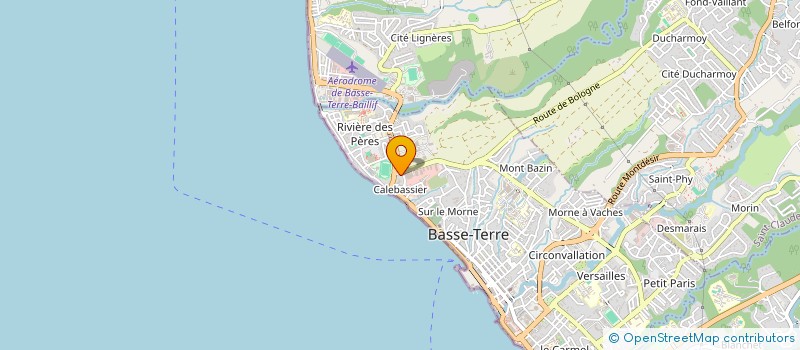 localisation de l'entreprise ETABLISSEMENTS FANHAN CLARETH ET FILS à BASSE-TERRE
