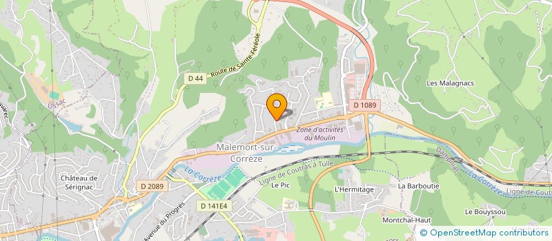 localisation de l'entreprise ETABLISSEMENTS FARGE ET MUZERGUES à MALEMORT