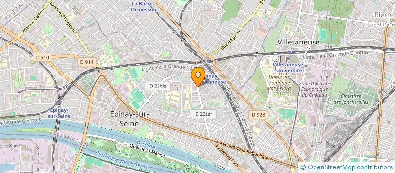 localisation de l'entreprise ETABLISSEMENTS FAURE à EPINAY-SUR-SEINE