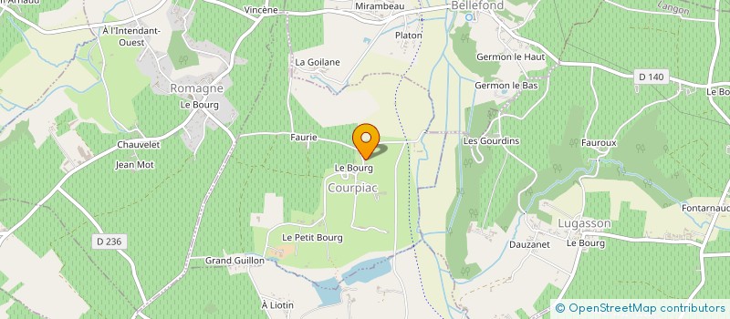 localisation de l'entreprise ETABLISSEMENTS FAVART à PORTE-DE-BENAUGE