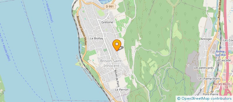 localisation de l'entreprise ETABLISSEMENTS FAVIER  BRISON-SAINT-INNOCENT