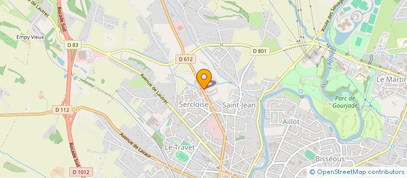 localisation de l'entreprise ETABLISSEMENTS FELIX MOULIS ET FILS  CASTRES